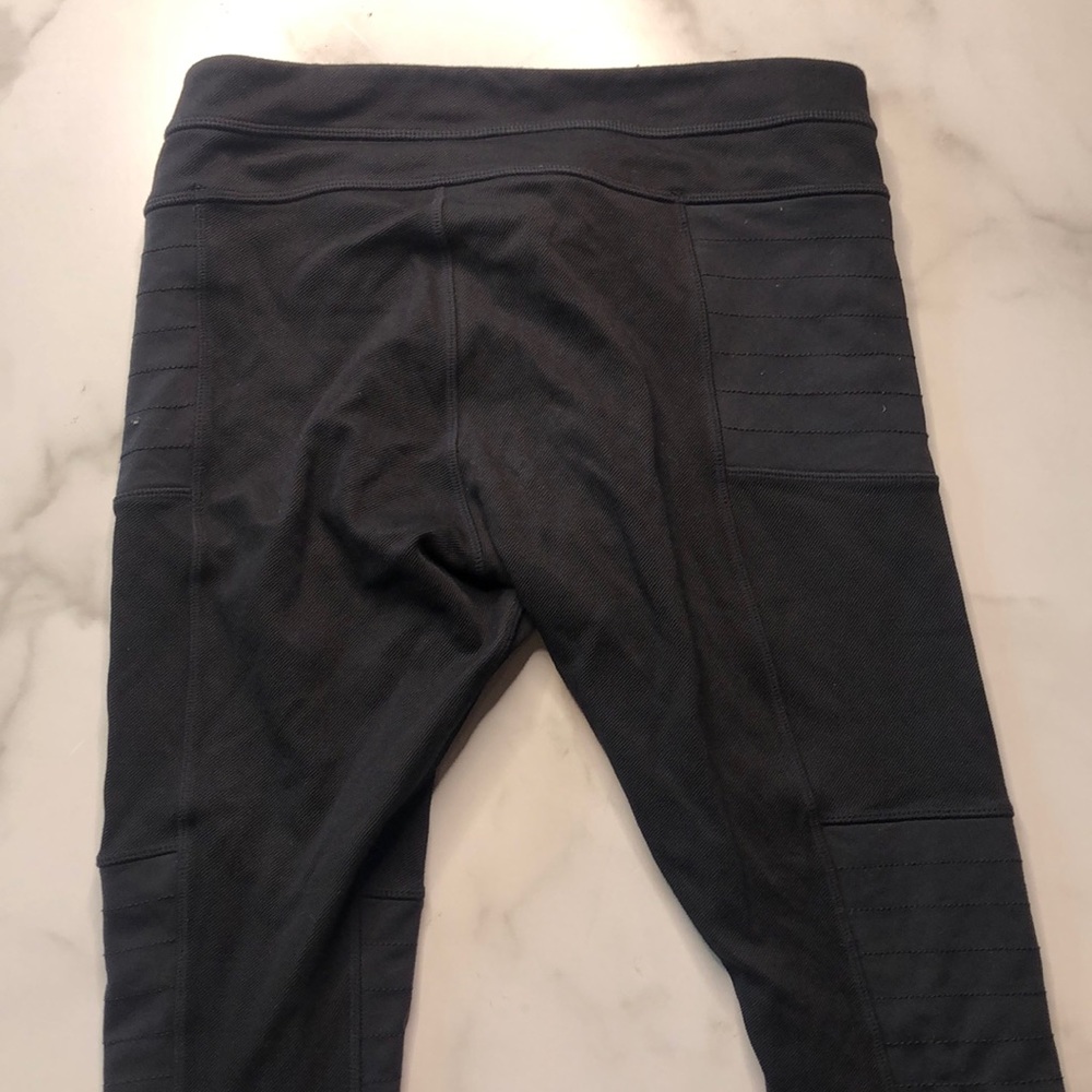 Athleta Trailsetter Moto Ponte Pant Black 4P - Picture 5 of 7